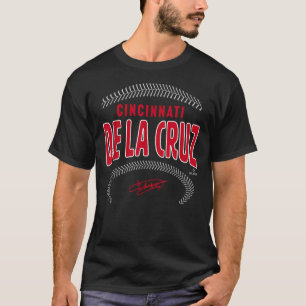 Camiseta Elly De La Cruz Cincinnati Name & Number (Frente e
