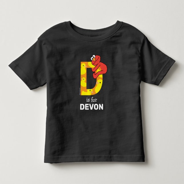 Camiseta Elmo Alfabeto | D Pato (Frente)