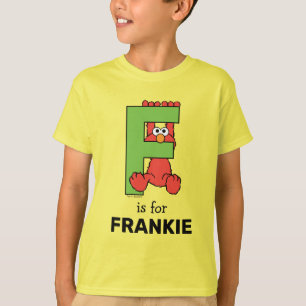 Camiseta Elmo Alfabeto F Verde
