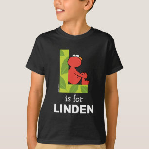 Camiseta Elmo Alfabeto L Folha