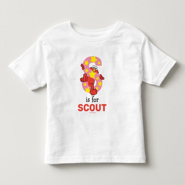 Camiseta Elmo Alfabeto | S Estrela (Frente)