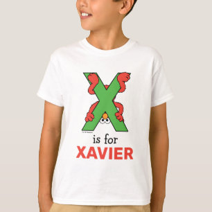 Camiseta Elmo Alfabeto   X Verde