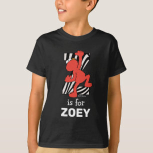 Camiseta Elmo Alfabeto   Z Zebra