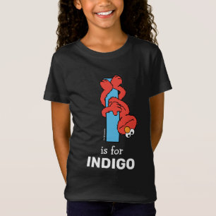 Camiseta Elmo Alphabet I Azul