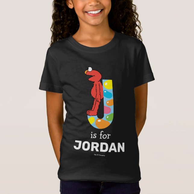 Camiseta Elmo Alphabet | J Jelly Bean (Frente)