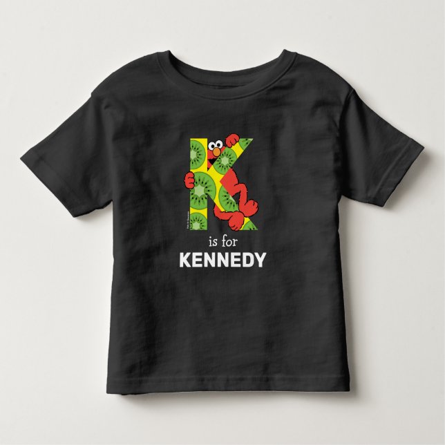 Camiseta Elmo Alphabet | K Kiwi (Frente)
