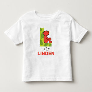 Camiseta Elmo Alphabet L Folha
