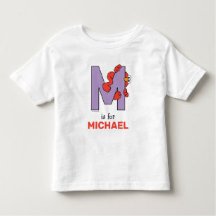 Camiseta Elmo Alphabet   M Roxo