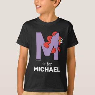 Camiseta Elmo Alphabet   M Roxo