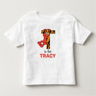 Camiseta Elmo Alphabet   Tigre T