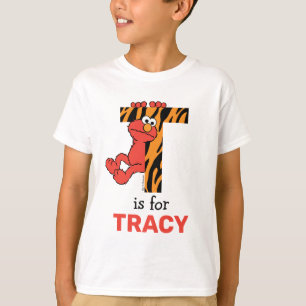Camiseta Elmo Alphabet Tigre T