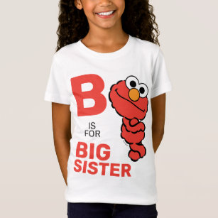 Camiseta Elmo   B é para a Big Sister