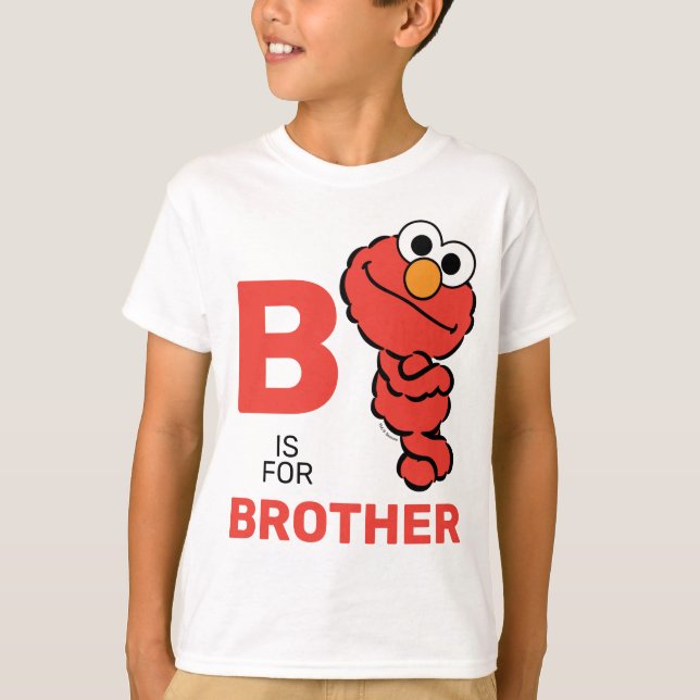 Camiseta Elmo | B é para Irmão (Frente)
