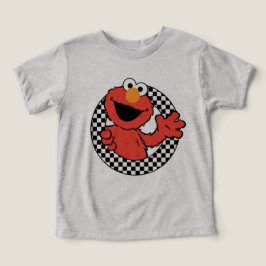 Camiseta Elmo Checkered da Rua Sésame