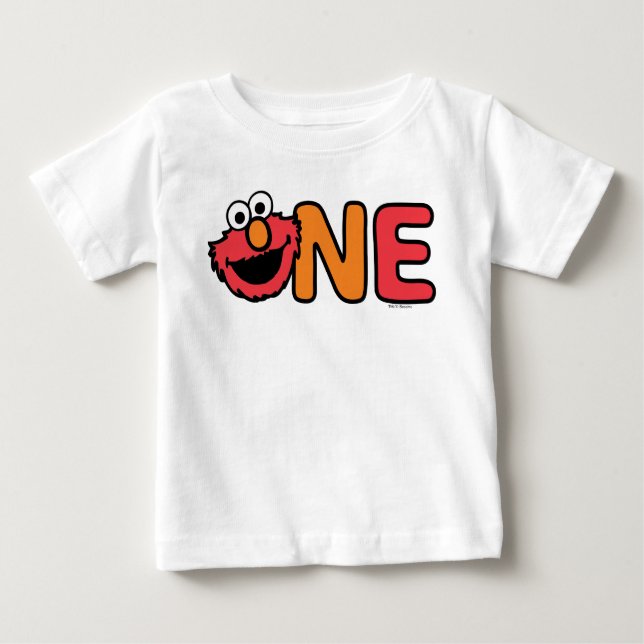 Camiseta Elmo First Birthday (Frente)