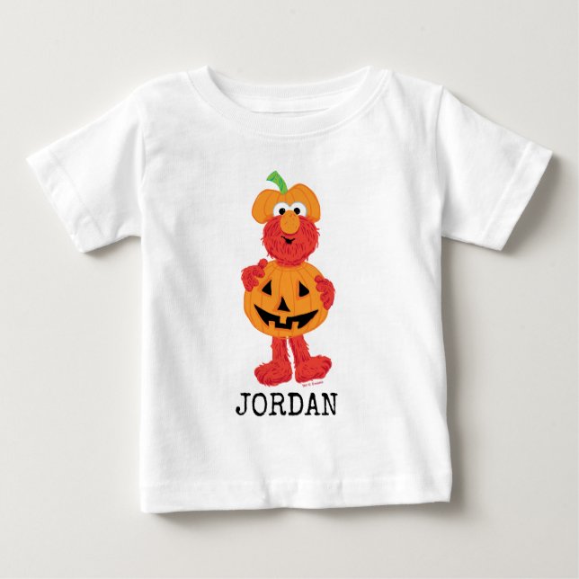 Camiseta Elmo | Fofo como uma Abóbora (Frente)