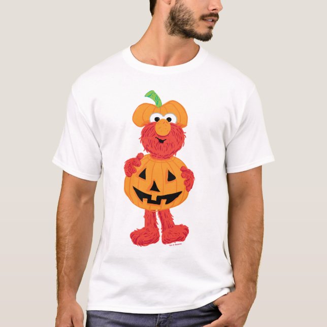 Camiseta Elmo | Fofo como uma Abóbora (Frente)