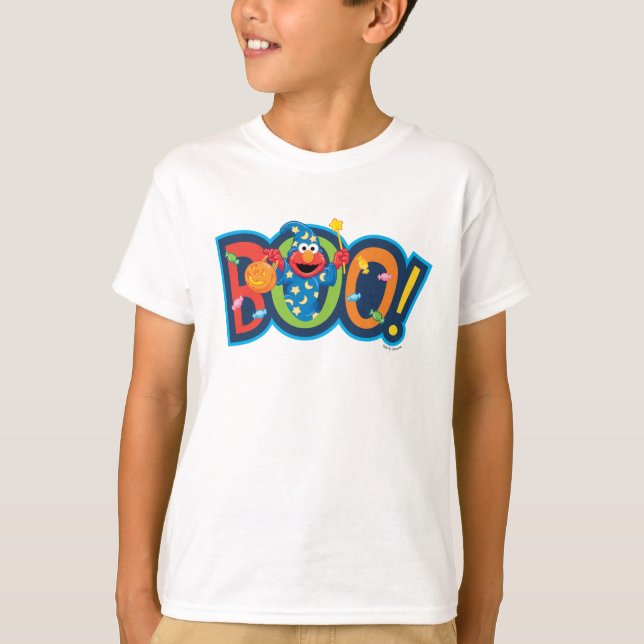 Camiseta Elmo | Halloween Boo! (Frente)