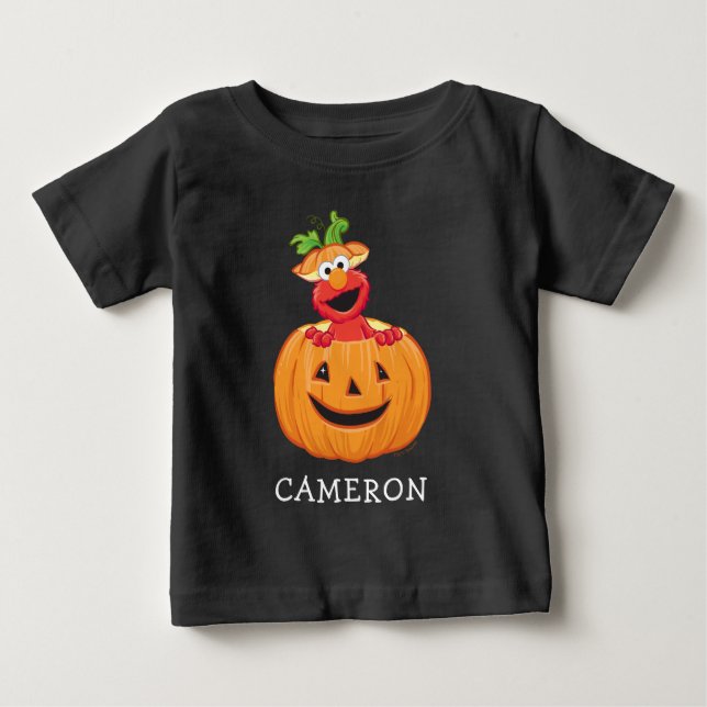 Camiseta Elmo | Halloween Jack-O-Lantern (Frente)