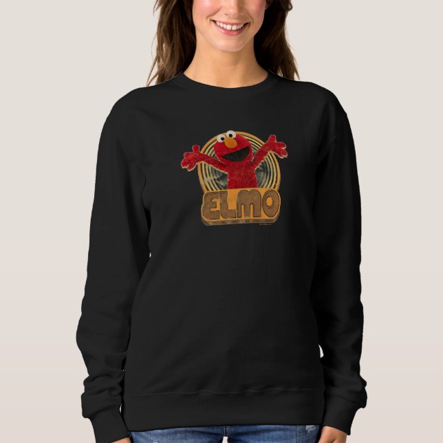 Camiseta Elmo Iron Na Rua Sésame No Premium (Frente)