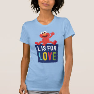 Camiseta Elmo L é por amor