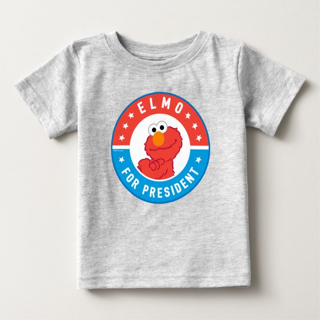 Camiseta Elmo para Presidente Crachá (Frente)