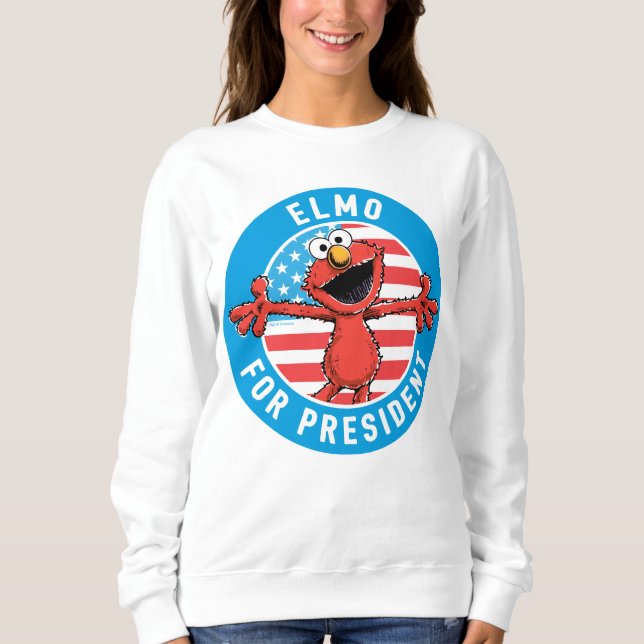 Camiseta Elmo para Presidente - Flag (Frente)