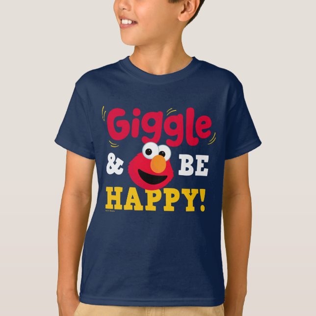 Camiseta Elmo Ri e Fica Feliz (Frente)