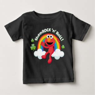 Camiseta Elmo   Shamrock 'n' Roll Rainbow
