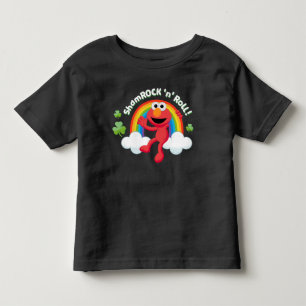 Camiseta Elmo   Shamrock 'n' Roll Rainbow