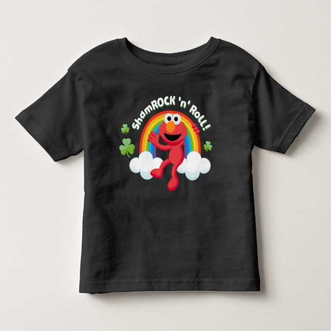 Camiseta Elmo | Shamrock 'n' Roll Rainbow (Frente)
