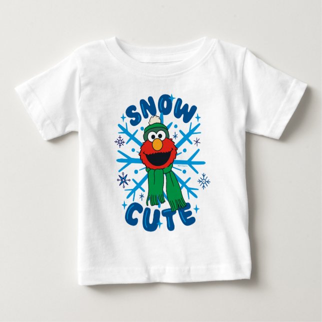 Camiseta Elmo Snow Cute (Frente)