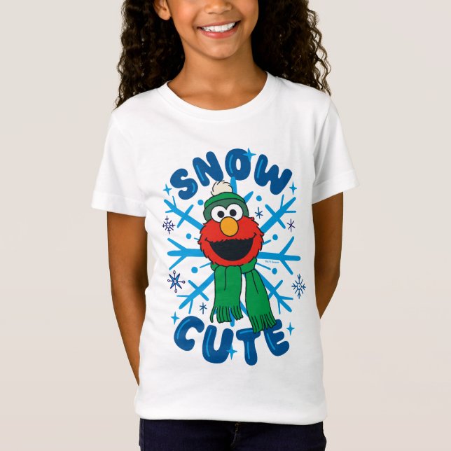 Camiseta Elmo Snow Cute (Frente)