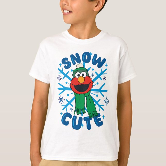 Camiseta Elmo Snow Cute (Frente)