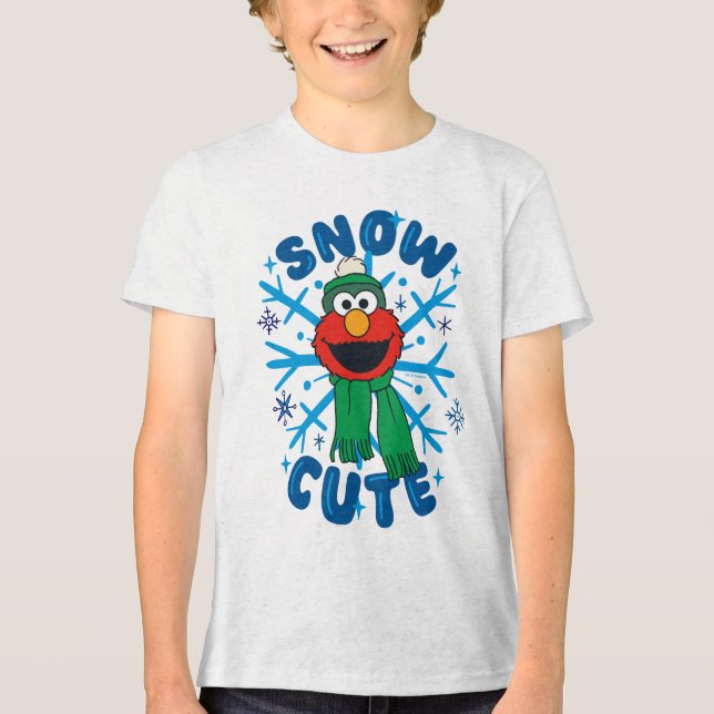 Camiseta Elmo Snow Cute (Frente)