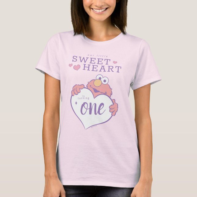 Camiseta Elmo Sweetheart Birthday (Frente)