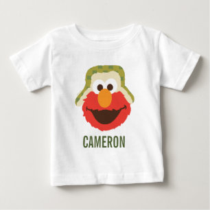 Camiseta Elmo Woodland Face   Adicione seu nome