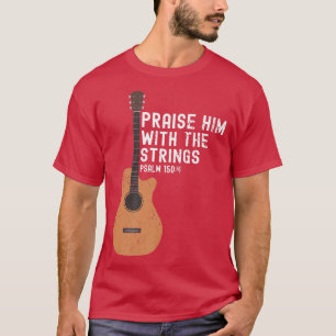 Camiseta Elogia-O Com As Cordas PSALM 1504Western Guit