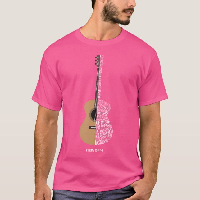 Camiseta Elogia-O Com O Salmo 150 Acústico Gui (Frente)