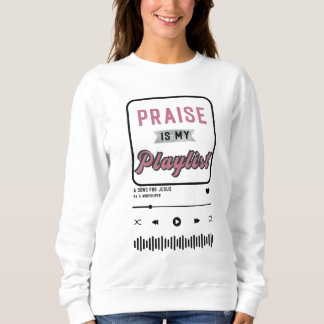 Camiseta Elogio é minha Playlist(Rosa)