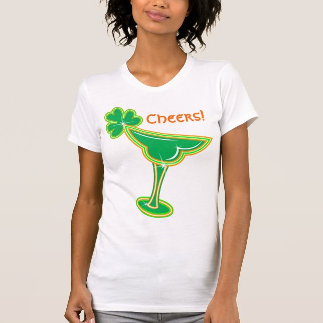 Camiseta Elogios de Margarita do trevo! (Frente)