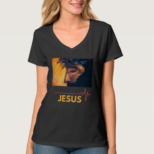 Camiseta Elohim Yahweh Abba Faith Jesus My Father (Frente)