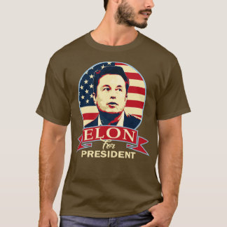 Camiseta Elon para presidente
