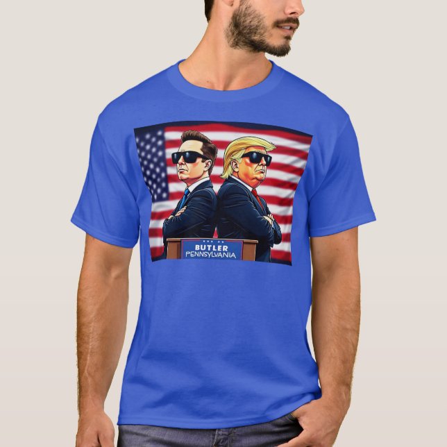 Camiseta Elon x Trump (Frente)