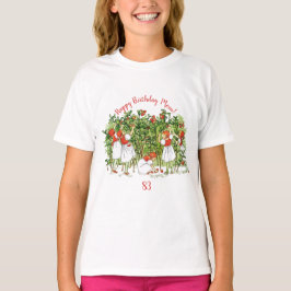 Camiseta Elsa Beskow Cute Strawberry Girl