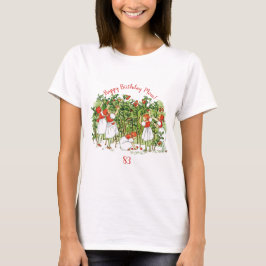 Camiseta Elsa Beskow Cute Strawberry Girl Convidada