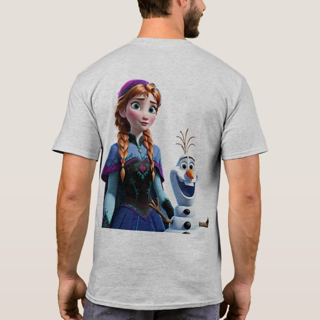 Camiseta elsa congelada (Verso)