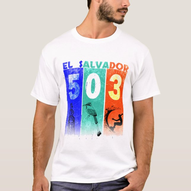 CAMISETA ELSALVADOR 503 (Frente)