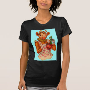 Camiseta Elsie a vaca, gerente de dinheiro
