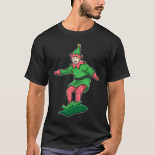 Camiseta Elves Christmas Snowboard